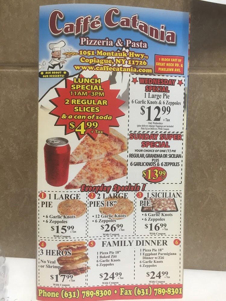 Caffe Catania Pizzeria & Pasta Menu image 4